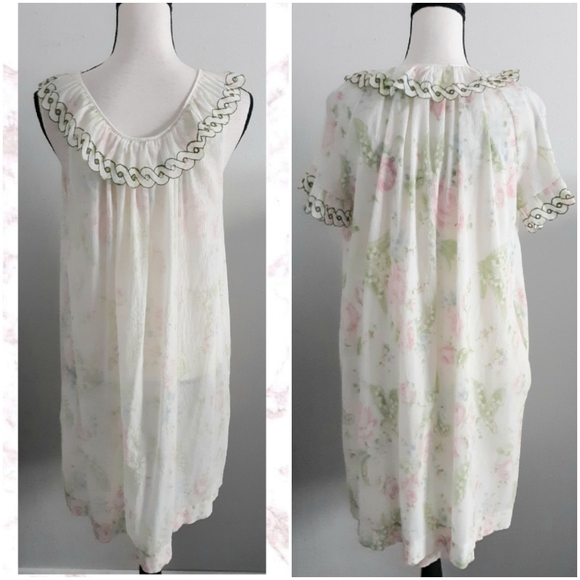 VTG Komar Nightgown & Robe Set - Picture 2 of 9
